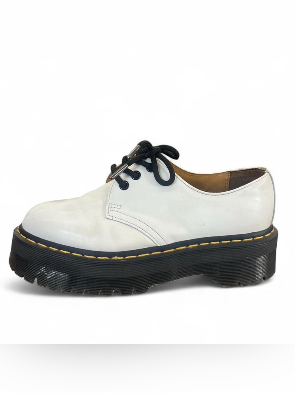 Womens Dr. Martens 1461 Quad Smooth Leather Platform Size 8